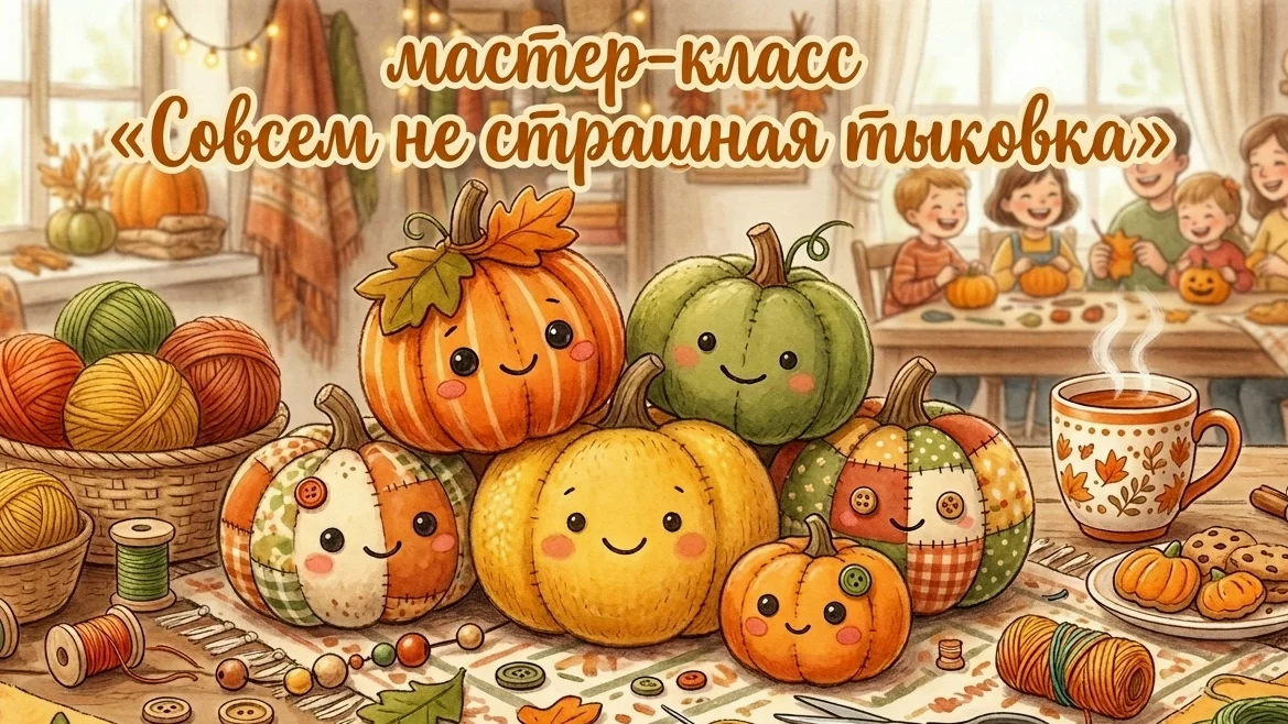 Афиша «Совсем не страшная тыковка»
