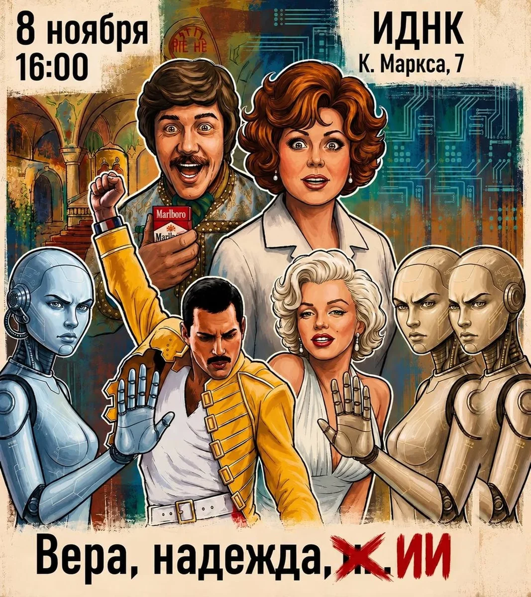 Афиша «Спектакль "Вера, надежда и... ИИ"»