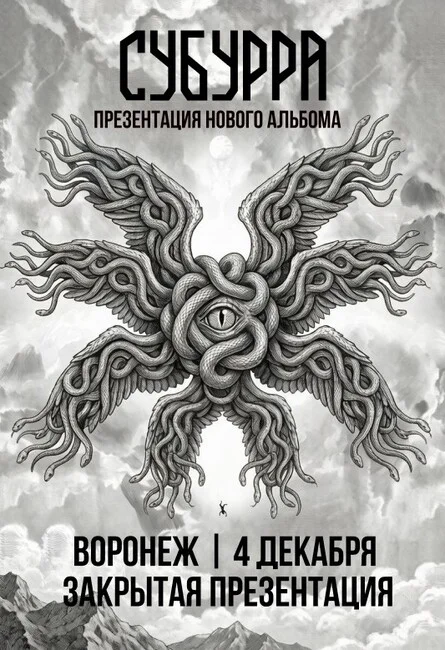 Афиша «Субурра | 2026 | закрытая презентация нового альбома | Воронеж»
