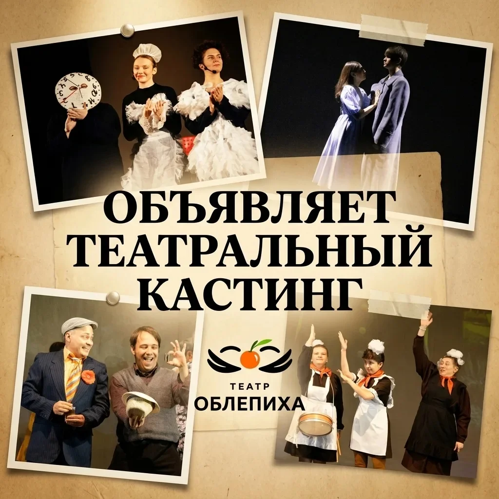 Афиша «Театральный кастинг театра «Облепиха»»