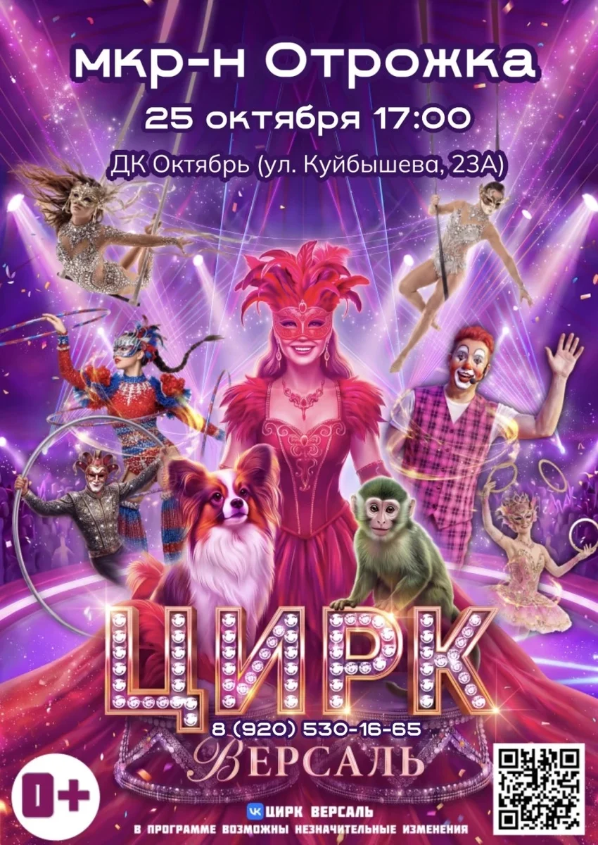 Афиша «Цирк "Версаль" Воронеж мкрн. Отрожка»