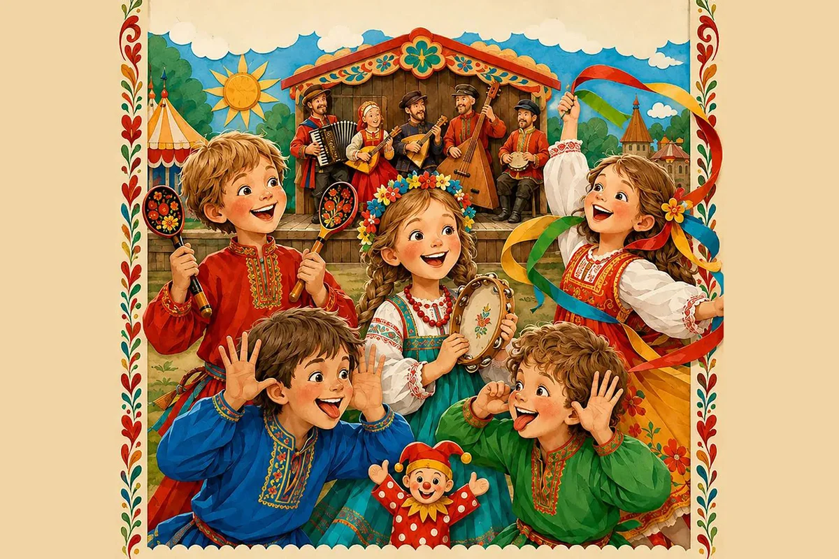 Афиша «Веселые потешки, забавы, да пересмешки»