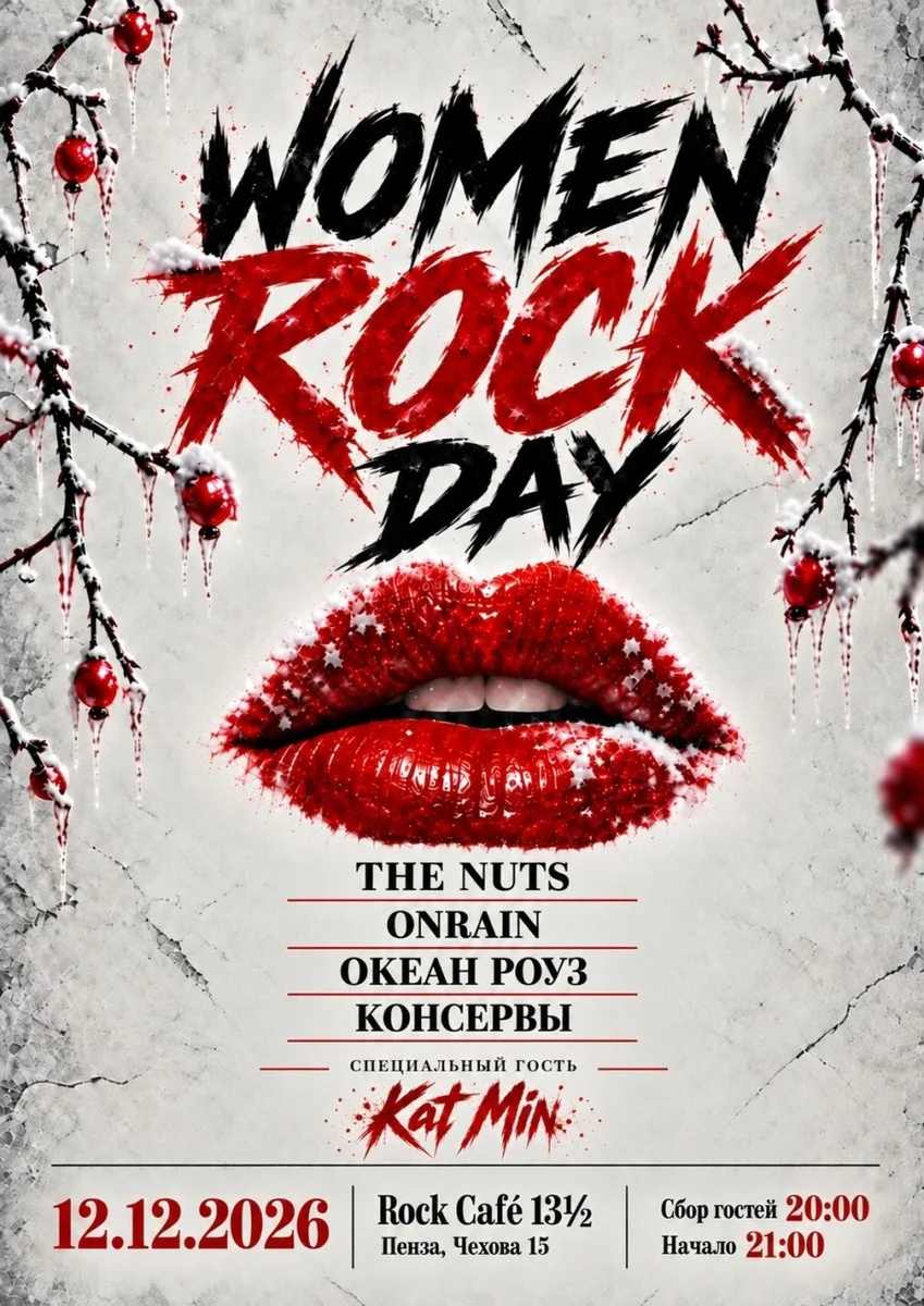 Афиша «Women Rock Day»