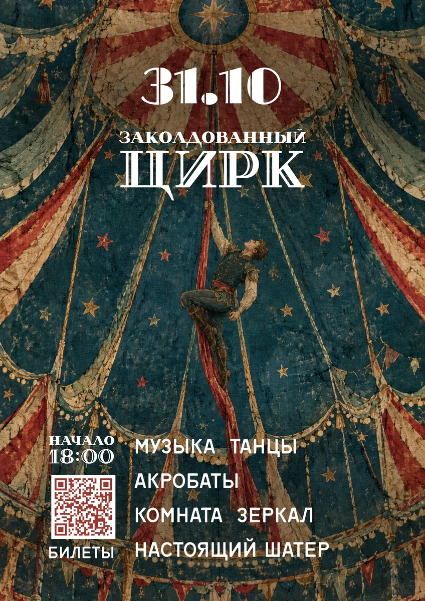 Афиша «Заколдованный цирк»