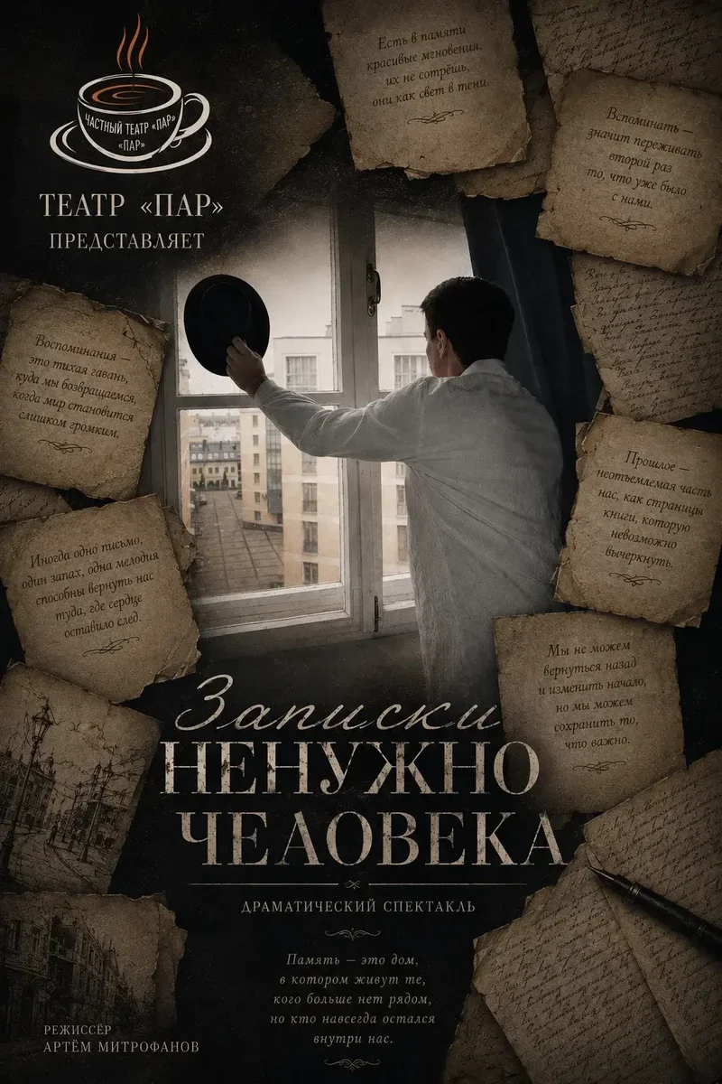 Афиша «Записки ненужного человека»