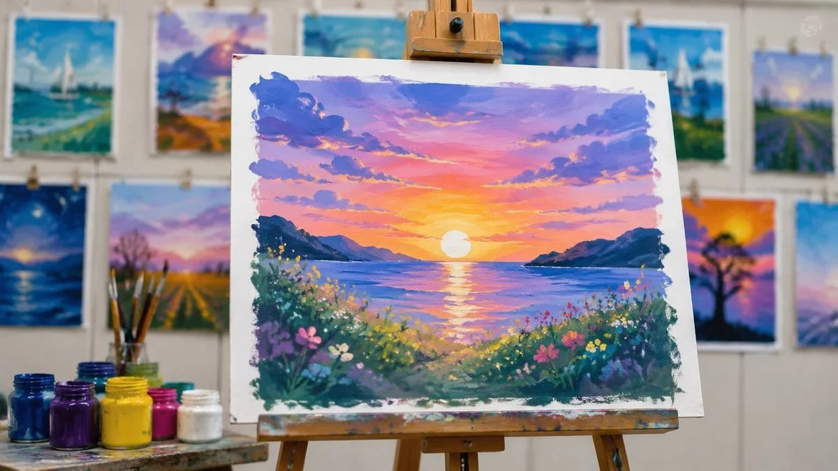 Афиша «Живопись. Гуашь»